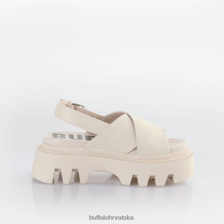 krema Buffalo flora sandale s križnom platformom veganske |sandale TDD6T165